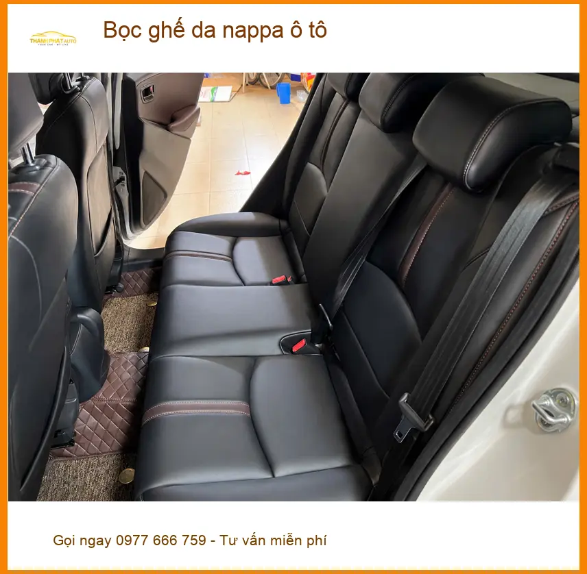 Chị Thuý bọc ghế da Nappa cho Kia Sonet tại Quận 2 để nâng tầm nội thất xe ảnh thực tế 3