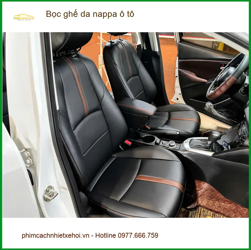 Chị Thuý bọc ghế da Nappa cho Kia Sonet tại Quận 2 để nâng tầm nội thất xe ảnh thực tế 4
