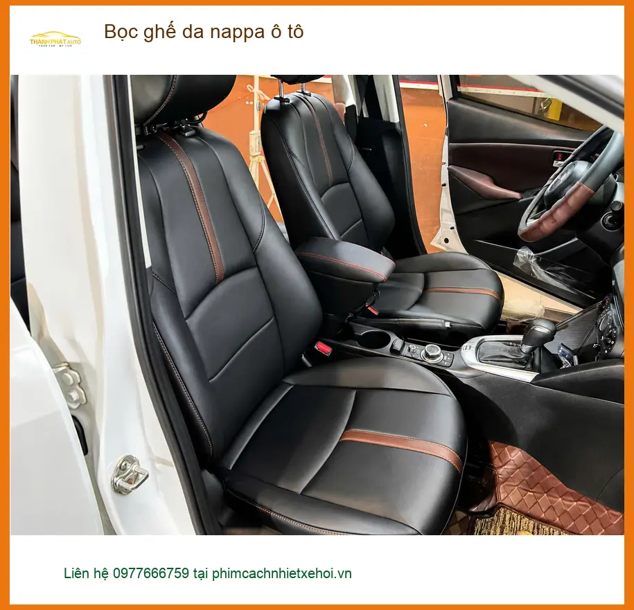 Chị Thảo bọc ghế da nappa Kia Carnival tại Quận 8, nội thất xe bền đẹp