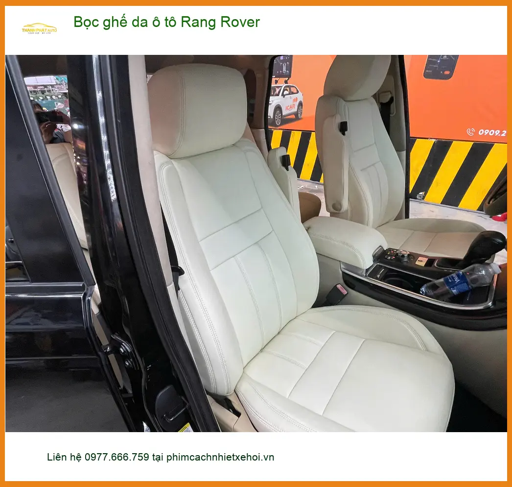 Chị Thảo bọc ghế da Range Rover Quận 5 để nội thất thêm đẳng cấp ảnh thực tế 2
