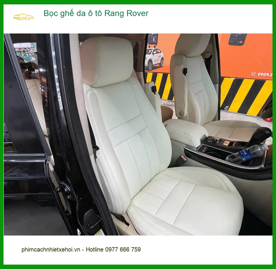 Chị Thảo bọc ghế da Range Rover Quận 5 để nội thất thêm đẳng cấp ảnh thực tế 4