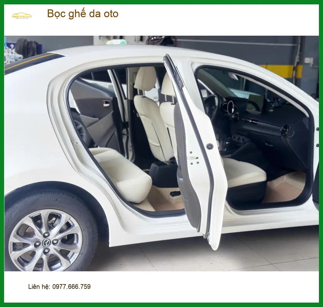 Anh Dũng bọc ghế da ô tô Mazda CX-5 tại Quận 12 để xe trông đẳng cấp hơn ảnh thực tế 2