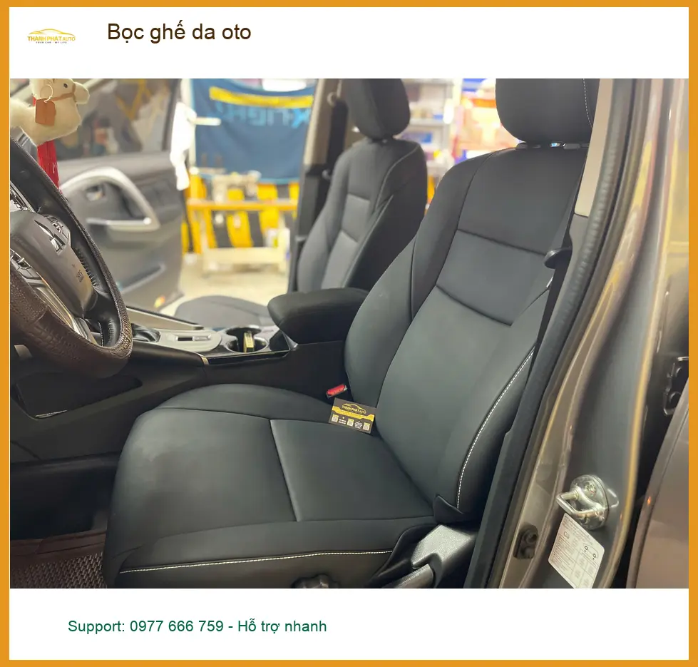 Chị Phương bọc ghế da oto Hyundai Accent tại Quận Thủ Đức để nội thất xe thêm phần đẳng cấp ảnh thực tế 3