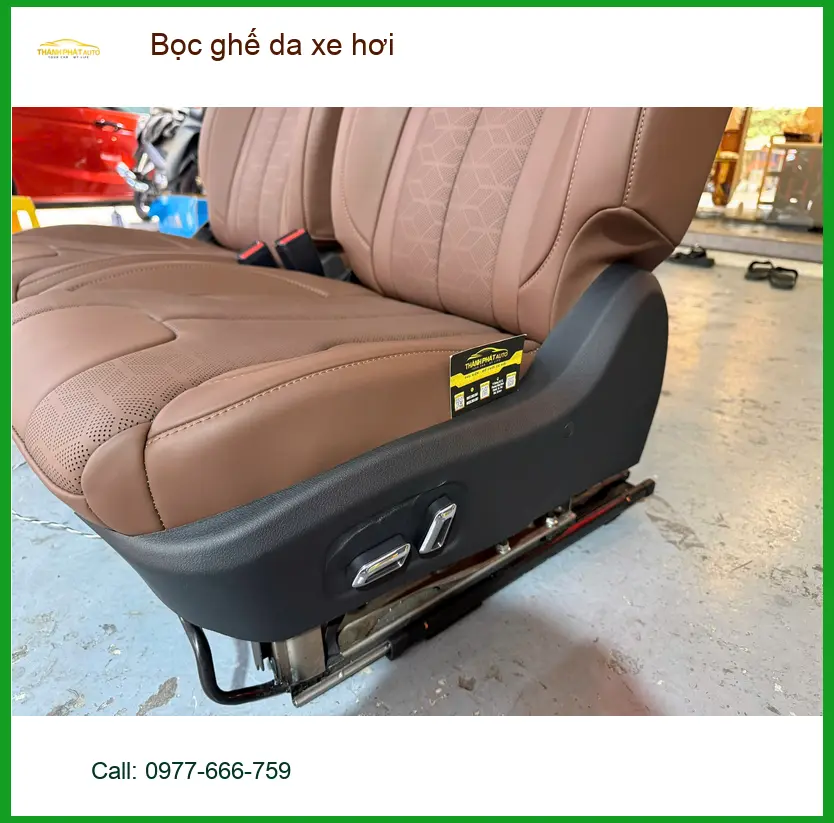 Anh Duy bọc ghế da xe hơi Suzuki XL7 tại Củ Chi vì ghế zin đã cũ và xuống cấp