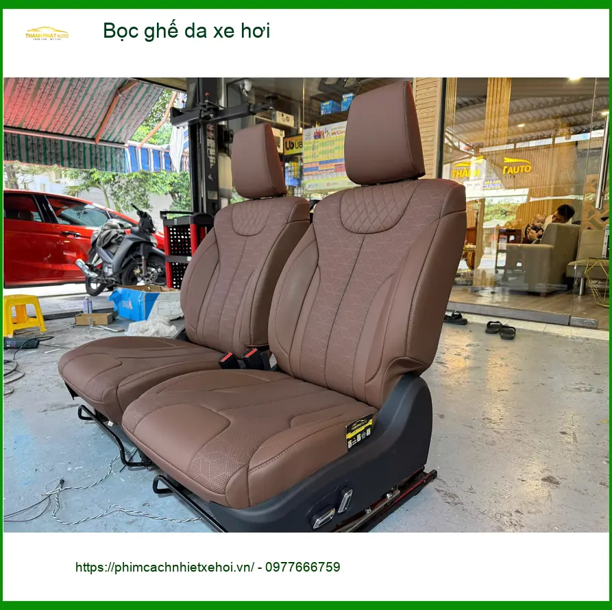 Anh Duy bọc ghế da xe hơi Suzuki XL7 tại Củ Chi vì ghế zin đã cũ và xuống cấp ảnh thực tế 5