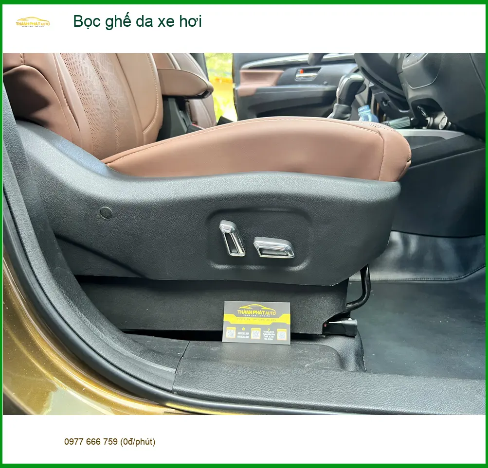 Chị Thảo bọc ghế da xe hơi Hyundai Accent Quận 8 để không gian xe thêm đẳng cấp