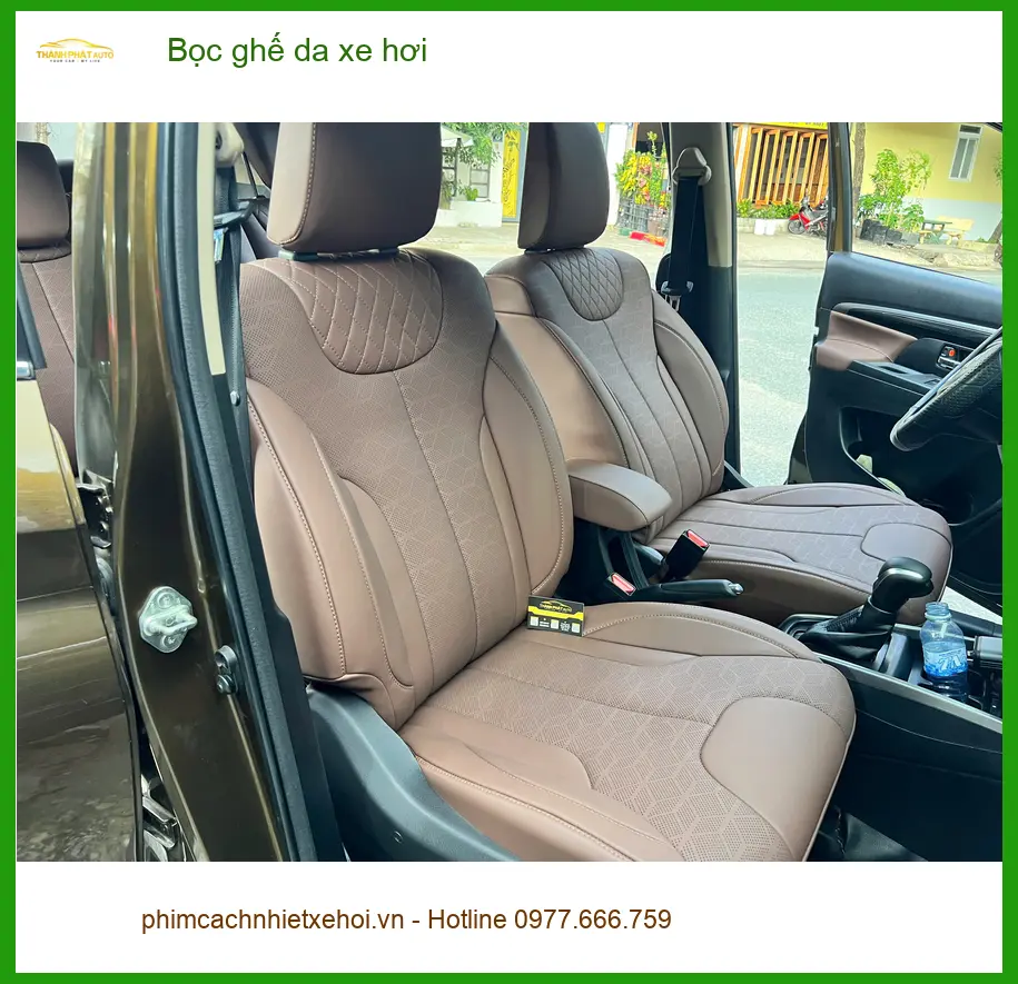 Chị Thảo bọc ghế da xe hơi Hyundai Accent Quận 8 để không gian xe thêm đẳng cấp ảnh thực tế 2