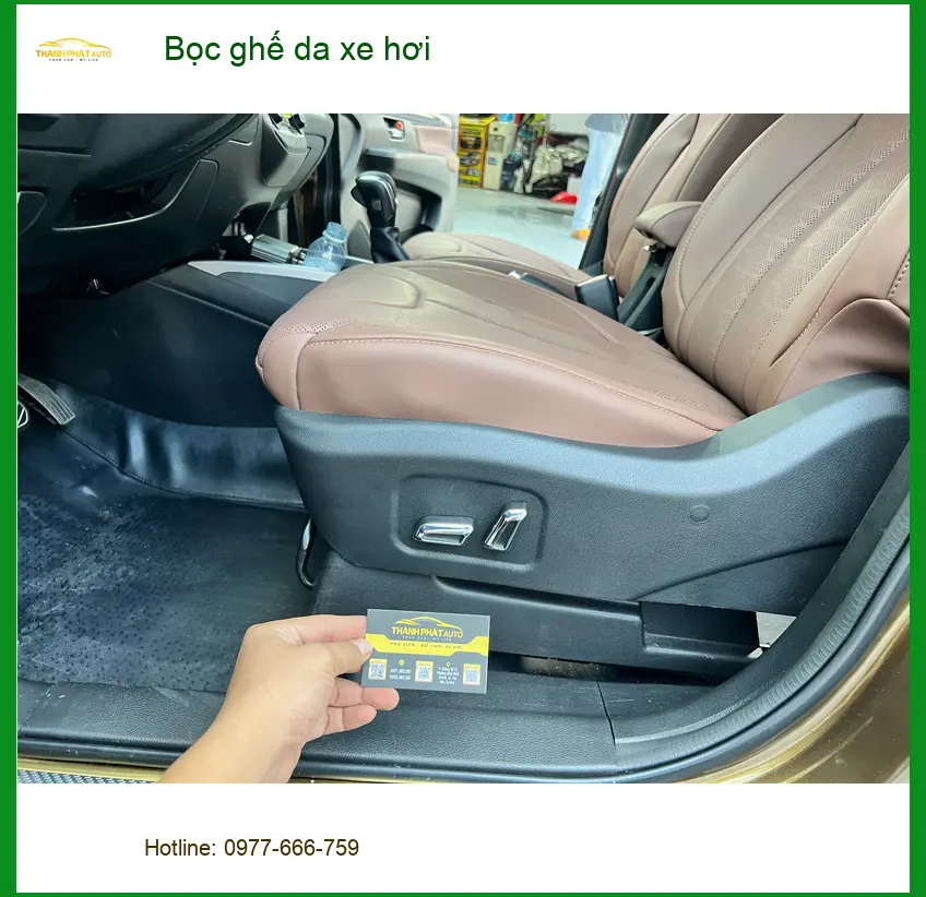 Chị Thảo bọc ghế da xe hơi Hyundai Accent Quận 8 để không gian xe thêm đẳng cấp ảnh thực tế 4