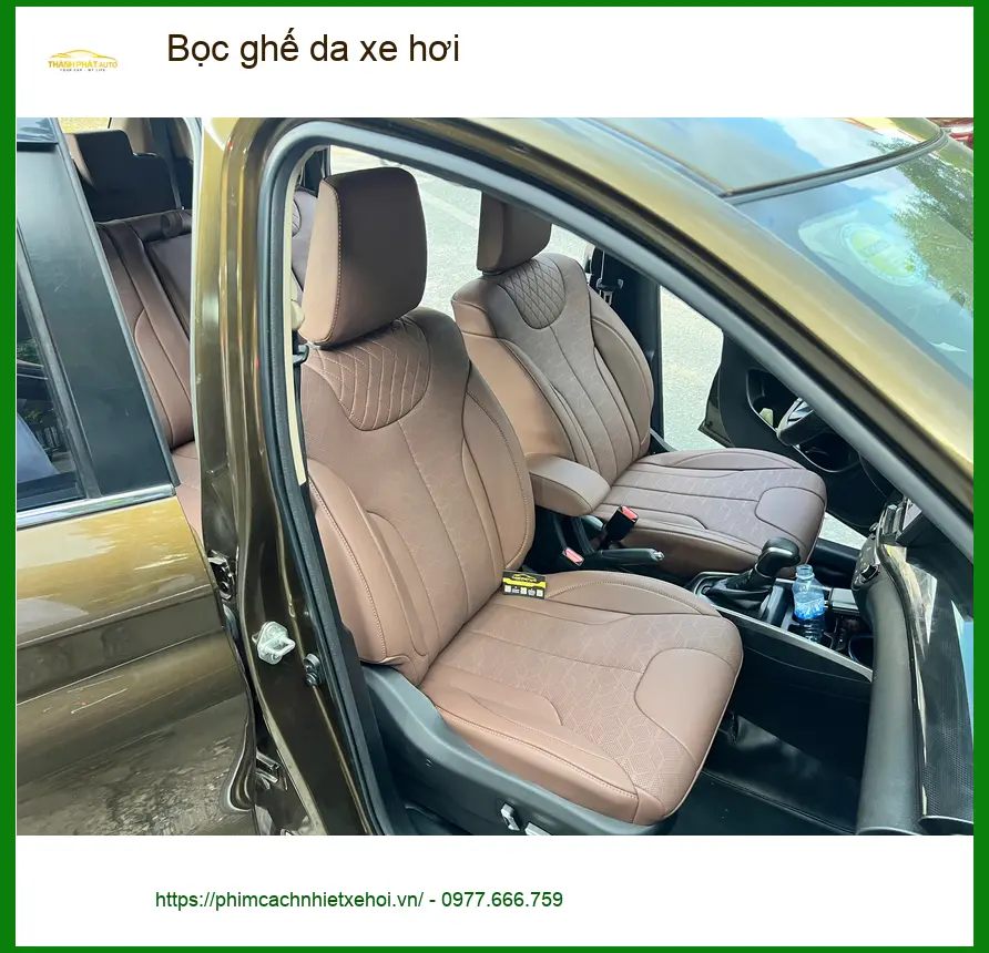 Anh Tùng bọc ghế da xe hơi Suzuki XL7 tại Củ Chi cho nội thất sang trọng