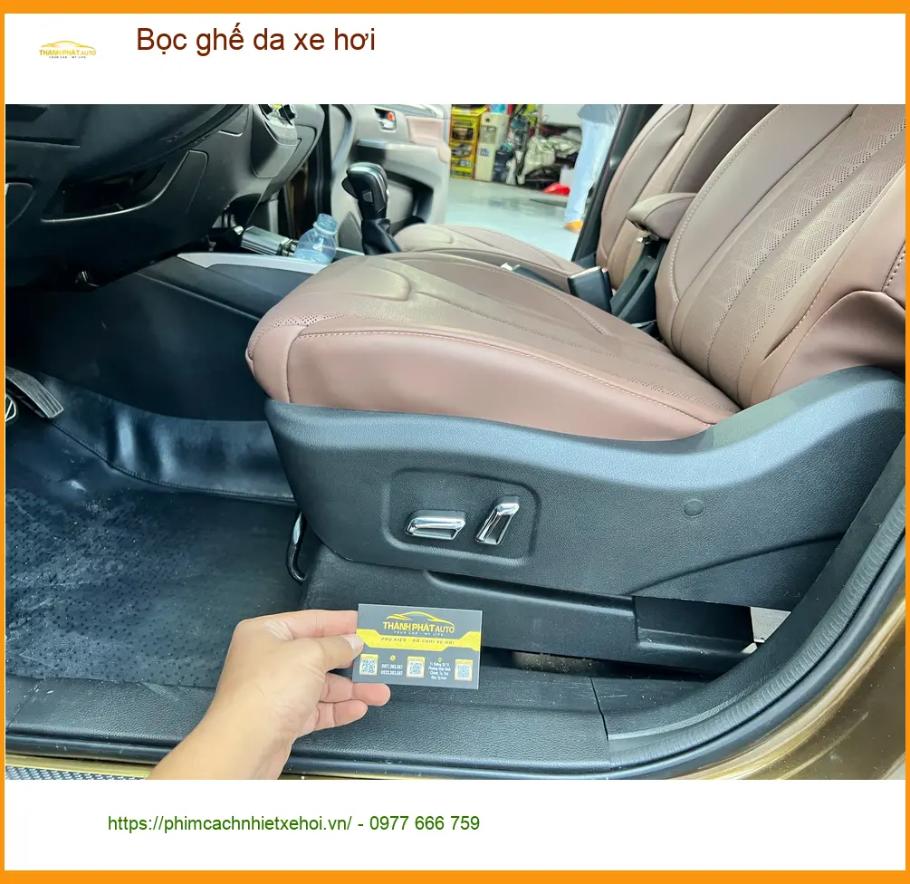 Anh Tùng bọc ghế da xe hơi Suzuki XL7 tại Củ Chi cho nội thất sang trọng ảnh thực tế 3