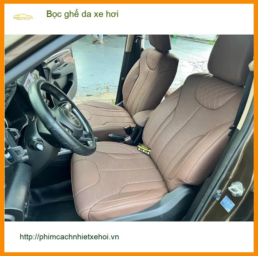 Anh Tùng bọc ghế da xe hơi Suzuki XL7 tại Củ Chi cho nội thất sang trọng ảnh thực tế 4