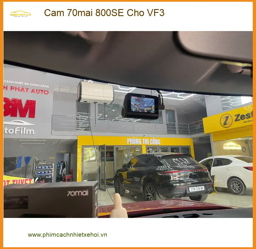 Anh Bình Gắn Cam 70mai 800SE cho VinFast VF3 tại Quận Thủ Đức