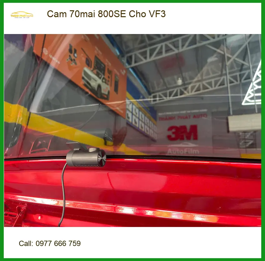 Anh Bình Gắn Cam 70mai 800SE cho VinFast VF3 tại Quận Thủ Đức ảnh thực tế 4