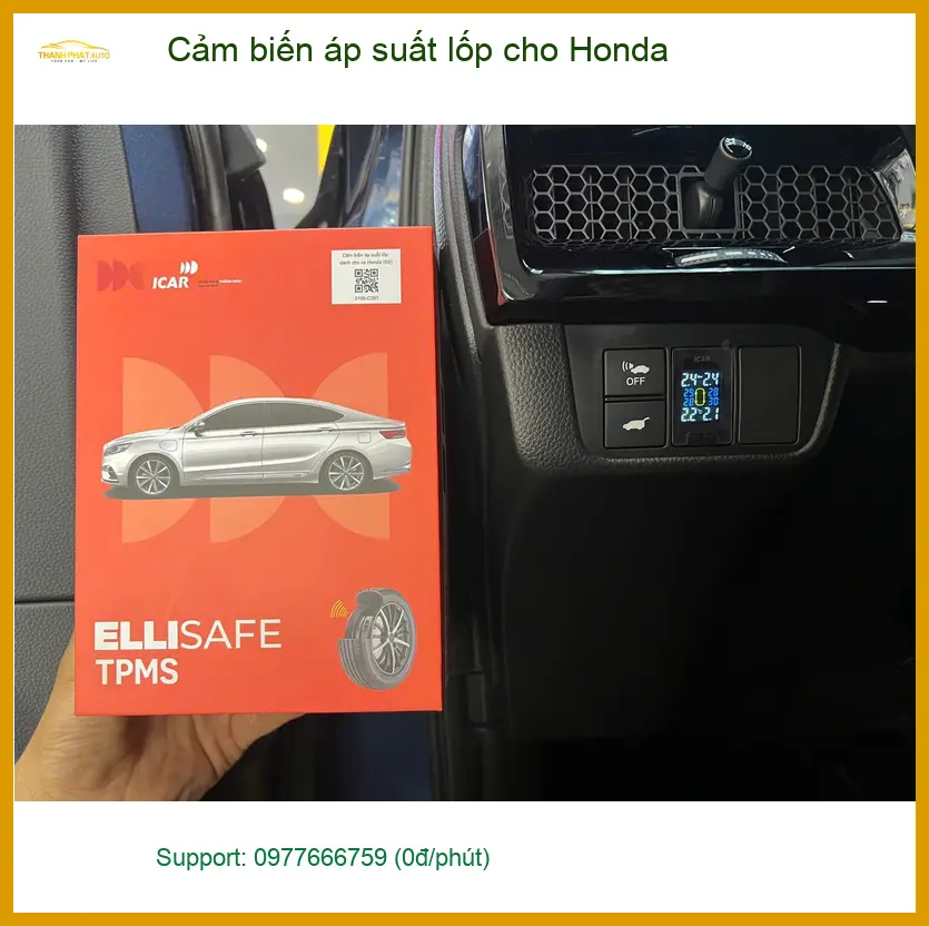 Anh Minh Triết lắp Cảm biến áp suất lốp Honda Civic tại Quận 11 an tâm lái xe. ảnh thực tế 2