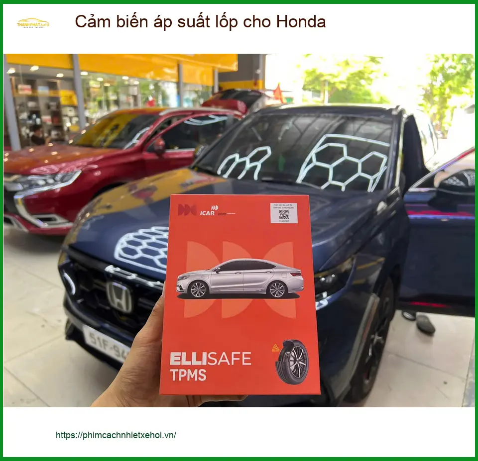 Anh Minh Triết lắp Cảm biến áp suất lốp Honda Civic tại Quận 11 an tâm lái xe. ảnh thực tế 3