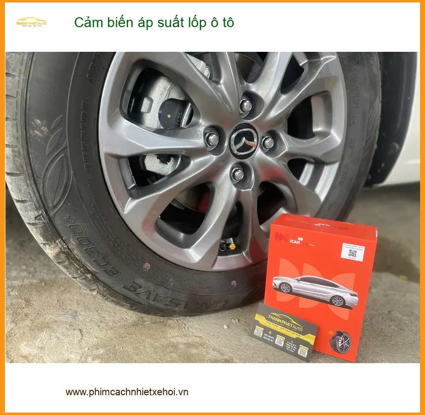 Anh Khang lắp cảm biến áp suất lốp Hyundai Santa Fe tại Quận Bình Tân ảnh thực tế 5