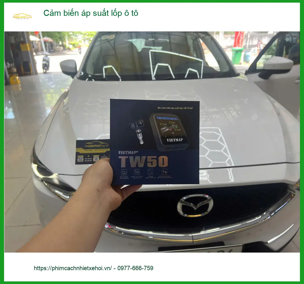 Cô Lan Hương lắp cảm biến áp suất lốp ô tô cho Xpander Cross tại Quận Bình Tân ảnh thực tế 2