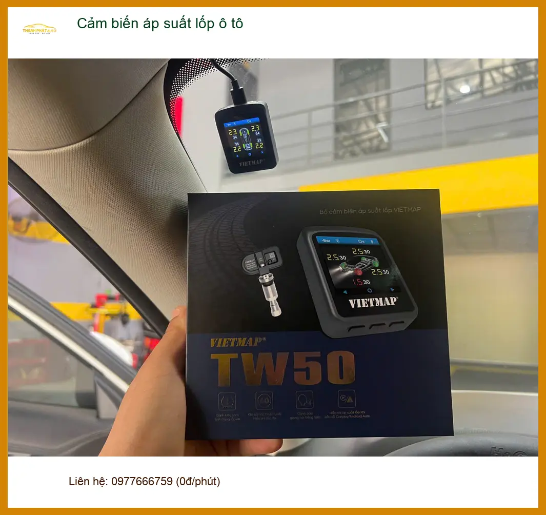 Cô Lan Hương lắp cảm biến áp suất lốp ô tô cho Xpander Cross tại Quận Bình Tân ảnh thực tế 3