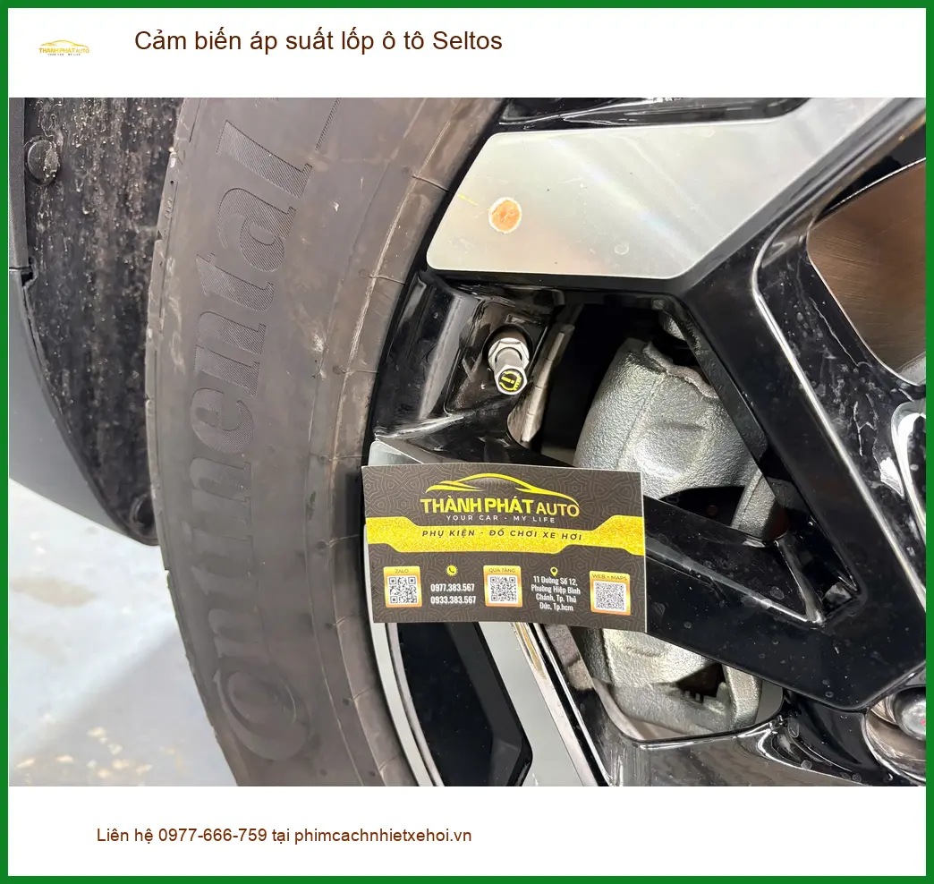 Bác Khôi lắp cảm biến áp suất lốp Kia Seltos tại Quận 10 để an tâm lái xe