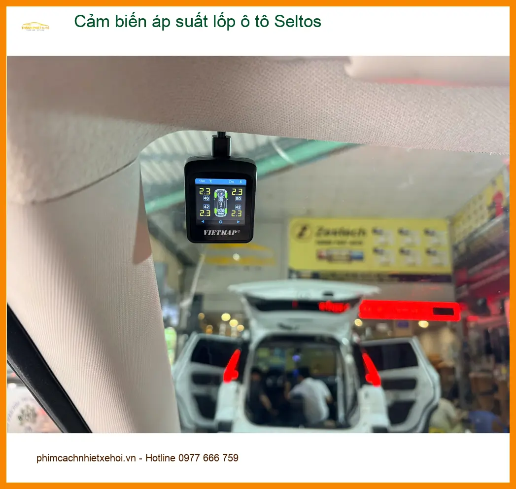 Bác Khôi lắp cảm biến áp suất lốp Kia Seltos tại Quận 10 để an tâm lái xe ảnh thực tế 2