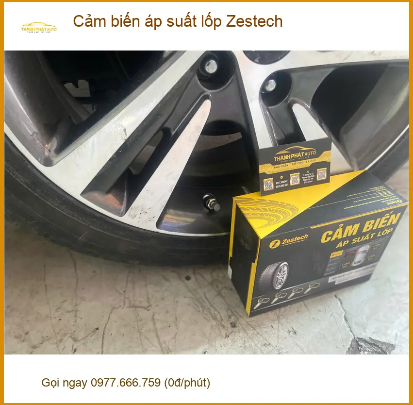 Chị Hà lắp cảm biến áp suất lốp Zestech cho Hyundai Elantra tại Quận 9 ảnh thực tế 3