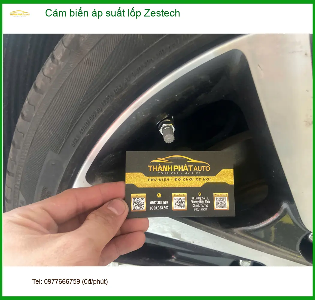 Anh Kiên lắp cảm biến áp suất lốp Zestech cho Kia Sorento tại Quận 2.