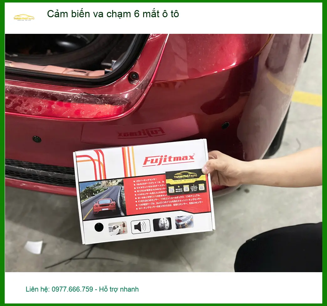 Anh Quang lắp cảm biến va chạm 6 mắt ô tô cho Honda CR-V ở Quận Tân Bình ảnh thực tế 4