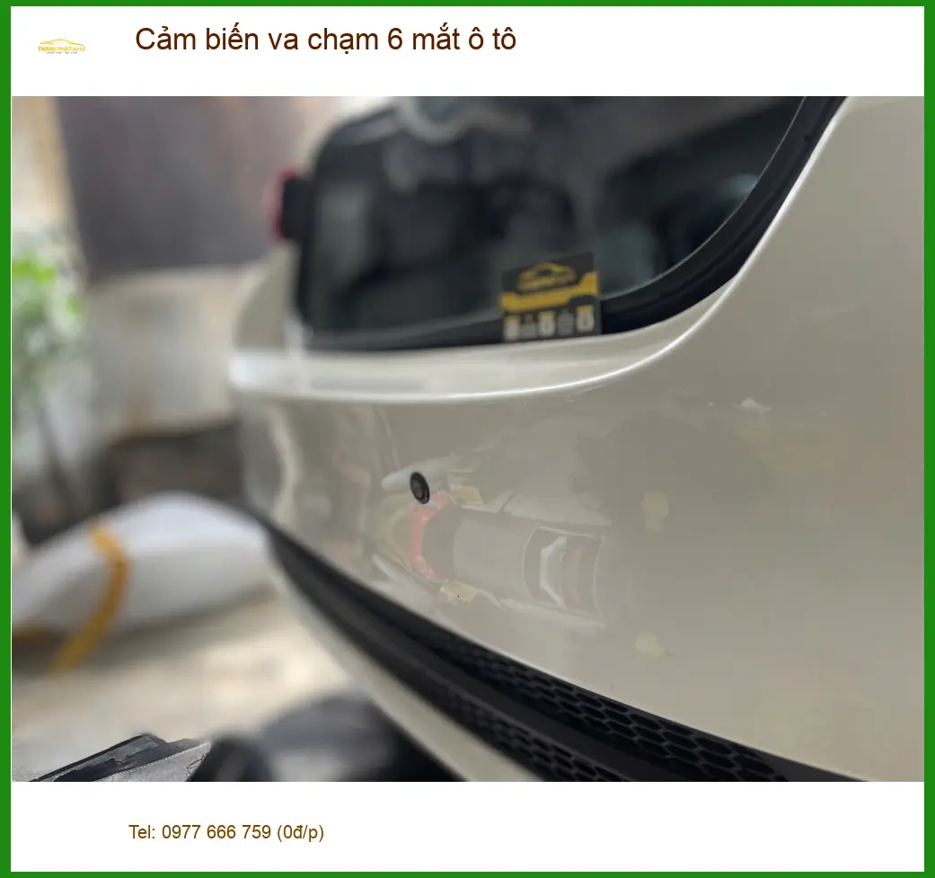 Anh An lắp cảm biến va chạm 6 mắt ô tô Morning đỗ xe an toàn tại Quận 1