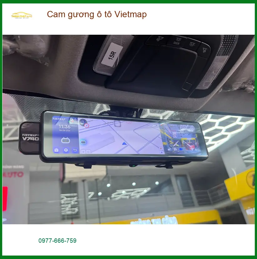 Anh Lộc lắp cam gương ô tô Vietmap cho Hyundai Accent tại Quận 9 để lái an toàn. ảnh thực tế 2