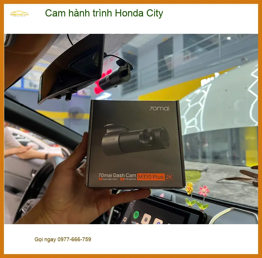 Chú Văn Tám lắp cam hành trình Honda City tại Củ Chi để yên tâm lái xe đường dài