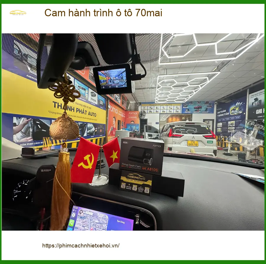 Anh Tín lắp cam hành trình ô tô 70mai cho Hyundai Accent tại Quận 5 để an tâm khi lái xe ảnh thực tế 4