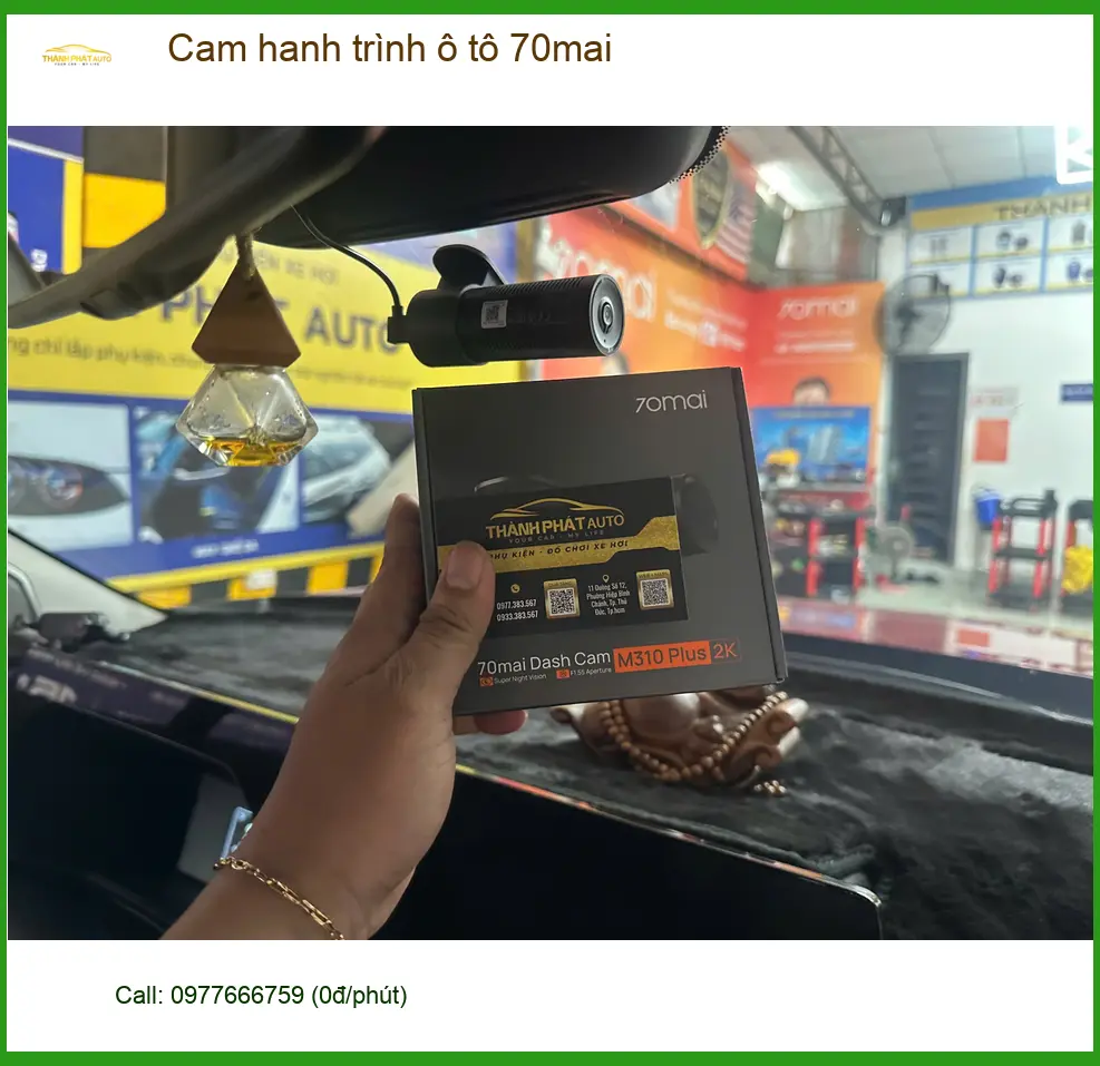 Anh Khải lắp cam hành trình 70mai cho Hyundai Creta tại Quận 12
