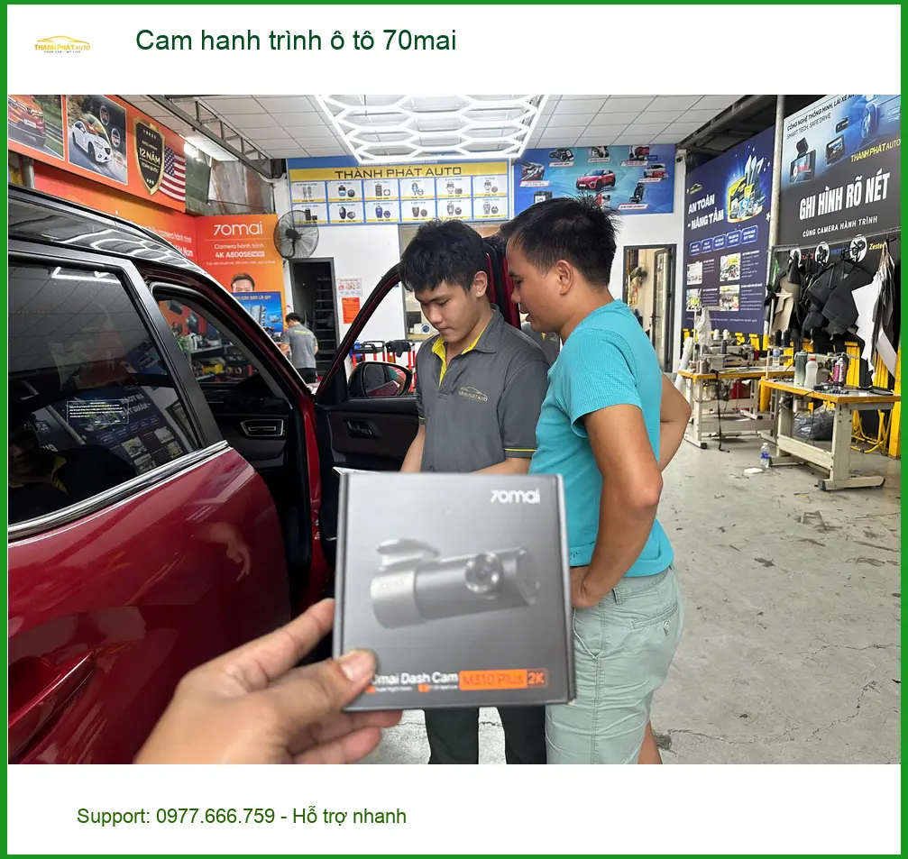 Anh Khải lắp cam hành trình 70mai cho Hyundai Creta tại Quận 12 ảnh thực tế 2