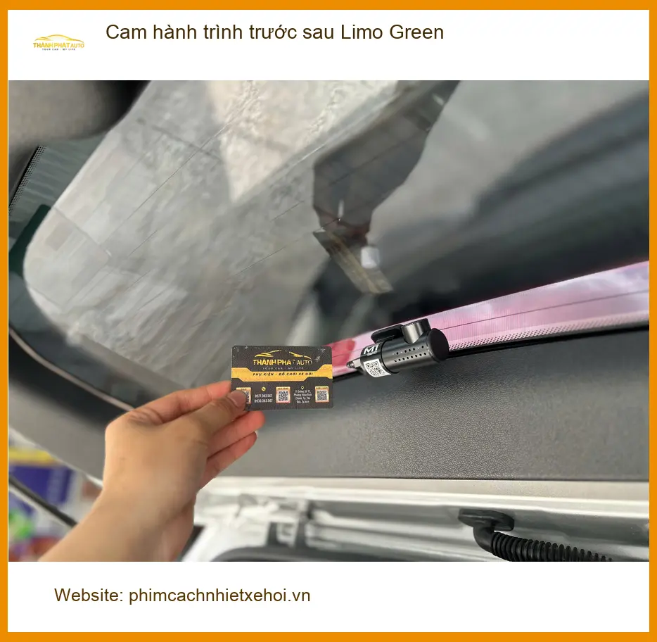 Chị Mai lắp cam hành trình trước sau Limo Green cho Ford Everest tại Quận 7 ảnh thực tế 2