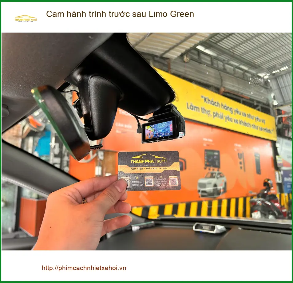 Chị Mai lắp cam hành trình trước sau Limo Green cho Ford Everest tại Quận 7 ảnh thực tế 3