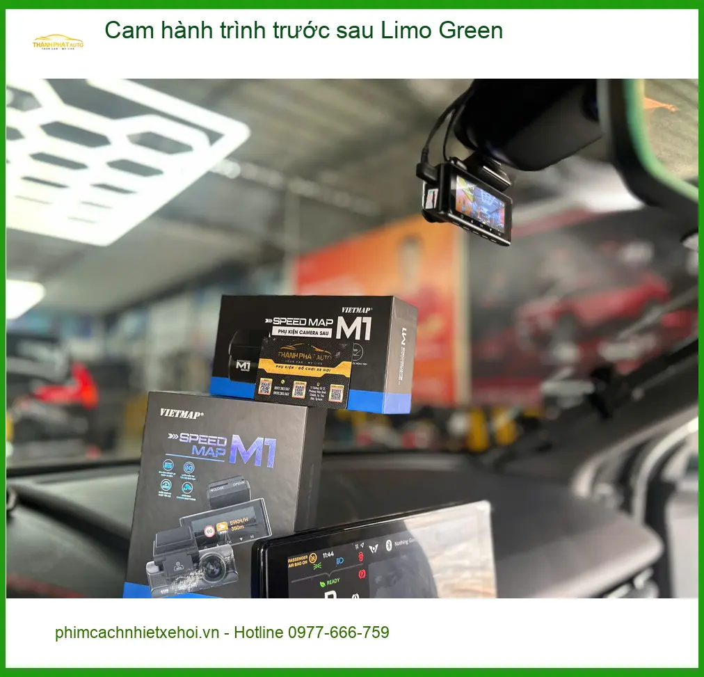 Chị Mai lắp cam hành trình trước sau Limo Green cho Ford Everest tại Quận 7 ảnh thực tế 5