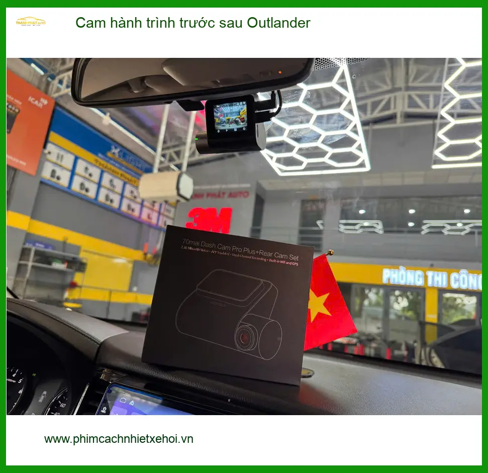 Anh Quang lắp cam hành trình trước sau Outlander tại Phú Nhuận ảnh thực tế 2