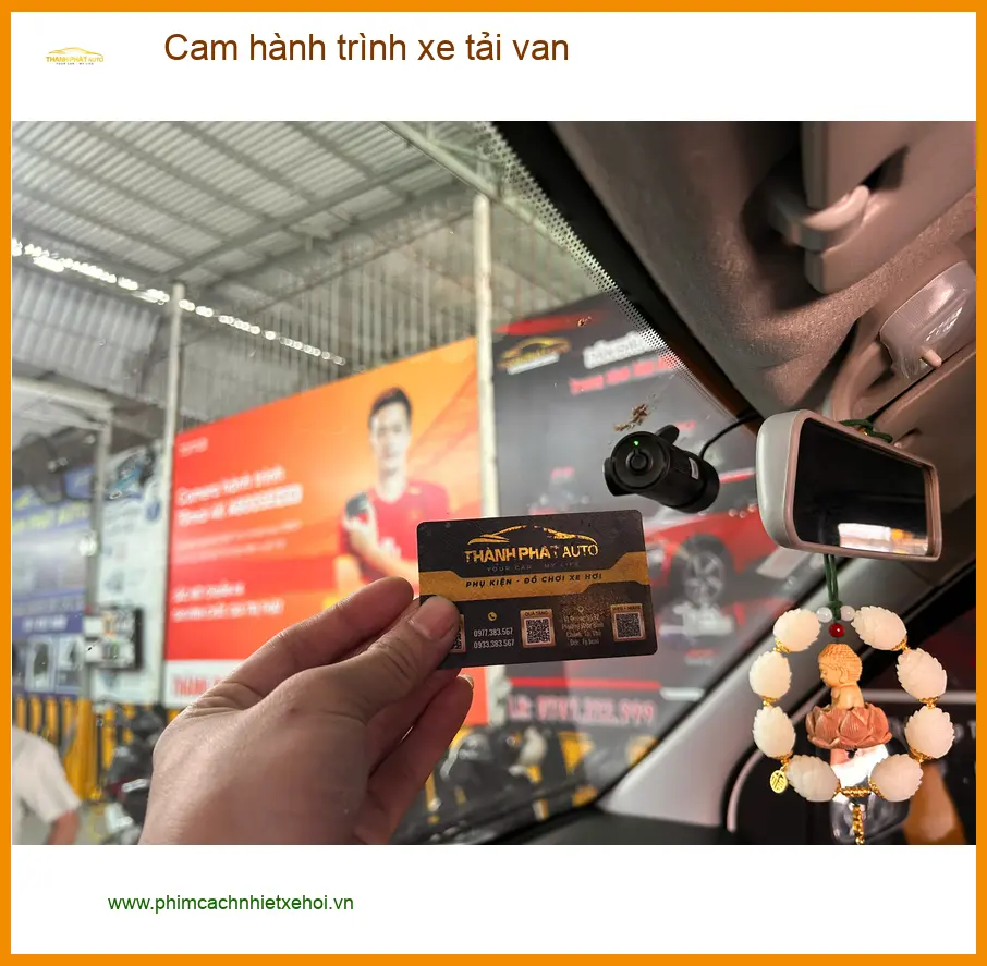 Anh Đạt lắp cam hành trình xe tải van ở Củ Chi giúp an tâm trên mọi nẻo đường