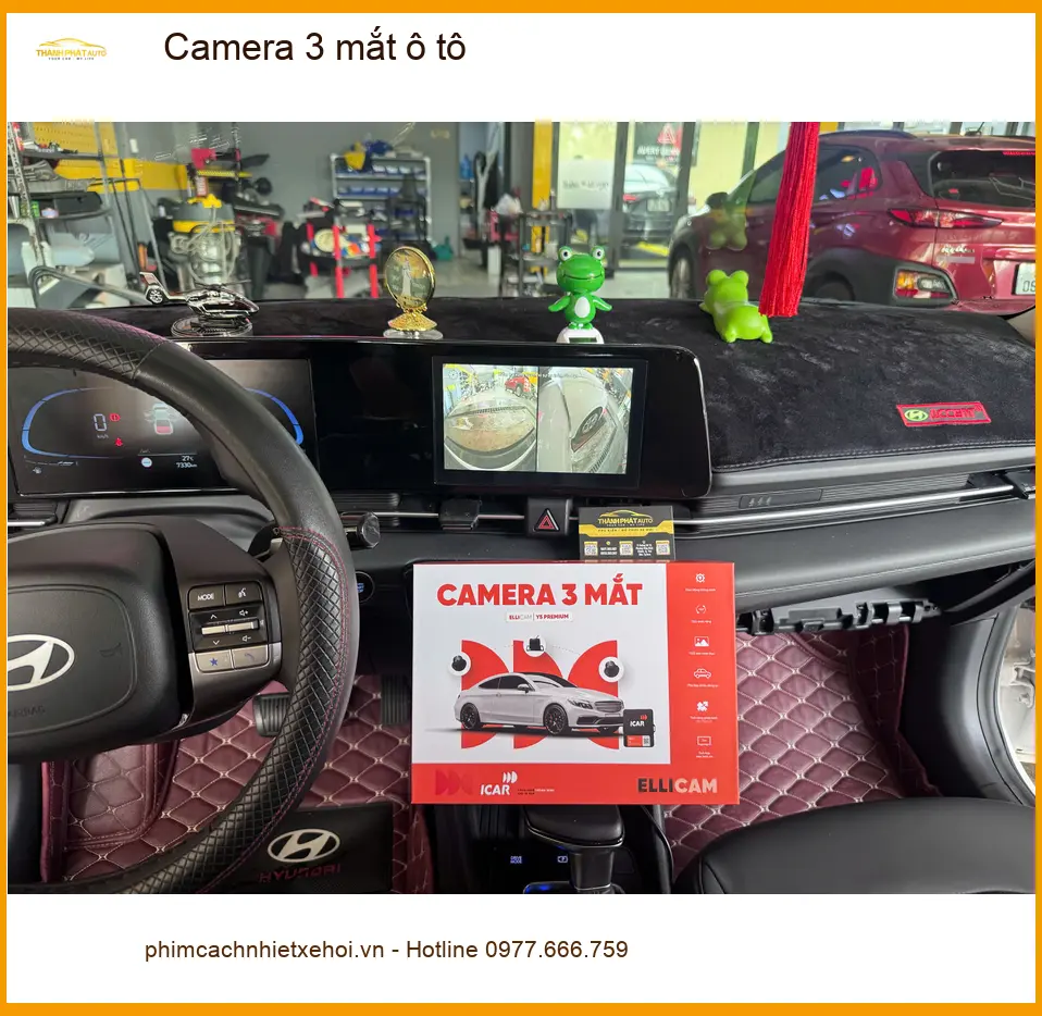 Anh Khôi lắp Camera 3 mắt ô tô tại Quận 10 cho xe Kia Seltos