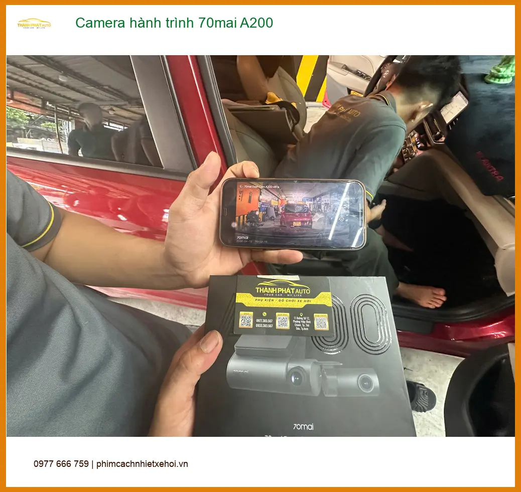 Anh Tùng nâng cấp Camera hành trình 70mai A200 cho Ford Ranger ở Quận Tân Bình ảnh thực tế 3