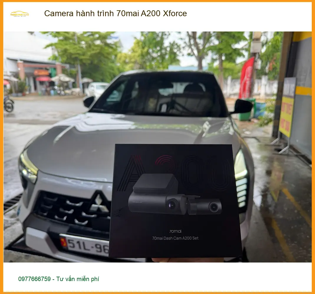Anh Minh lắp Camera hành trình 70mai A200 Xforce cho Honda CR-V tại Quận 3