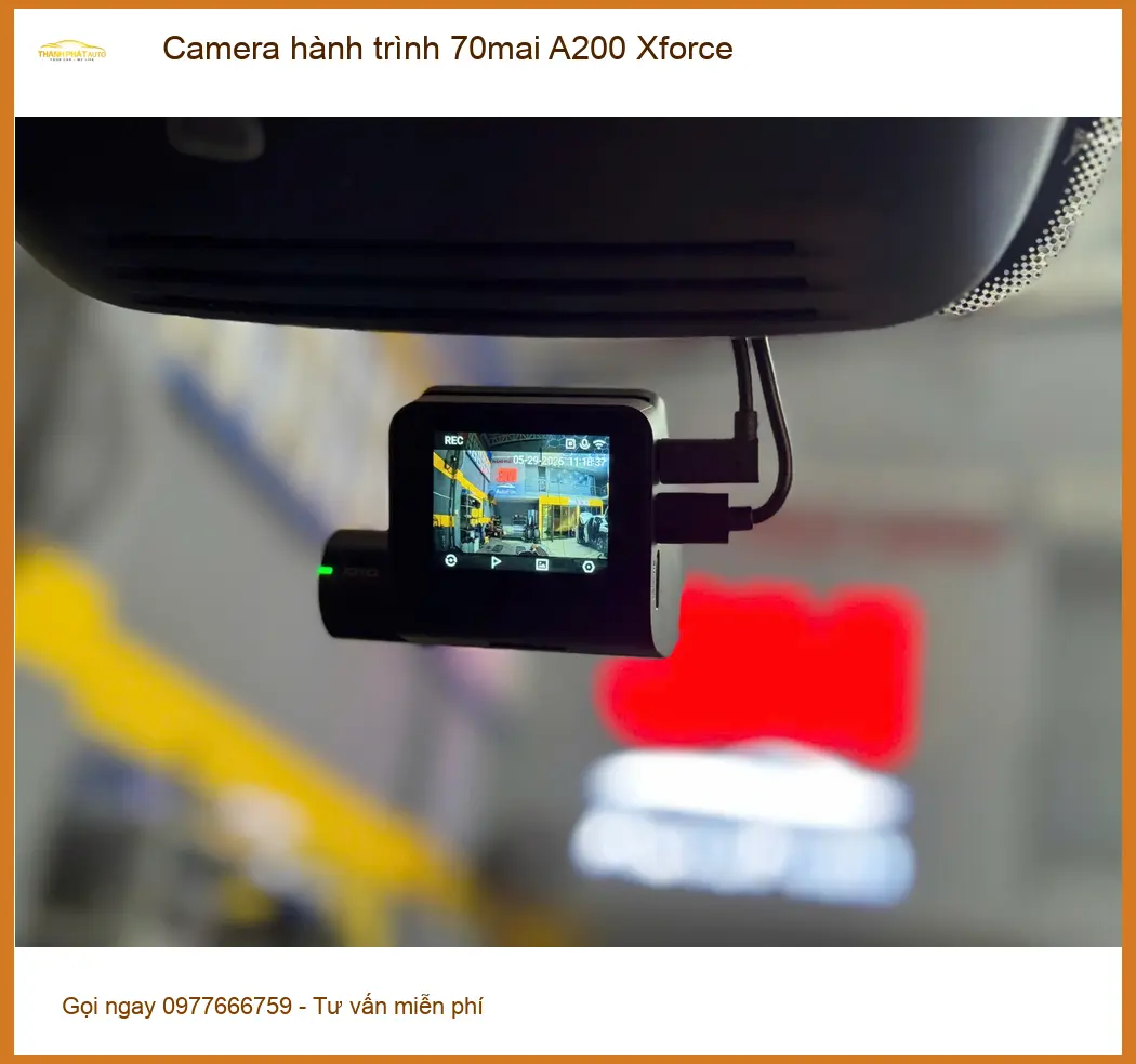 Anh Minh lắp Camera hành trình 70mai A200 Xforce cho Honda CR-V tại Quận 3 ảnh thực tế 2