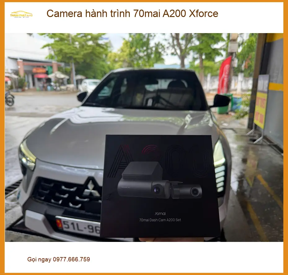 Anh Tùng lắp Camera hành trình 70mai A200 Xforce tại Quận Thủ Đức để an tâm hơn ảnh thực tế 2