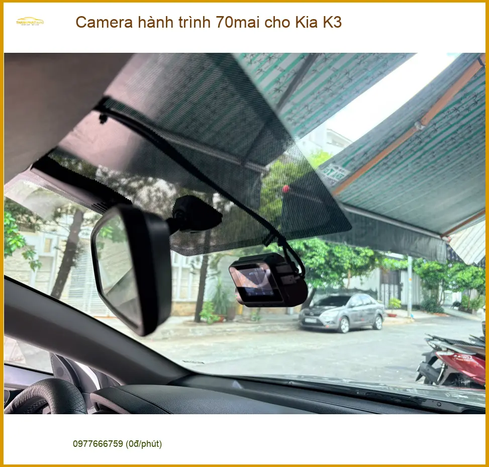 Anh Kiên lắp Camera hành trình 70mai cho Kia K3 Quận Phú Nhuận
