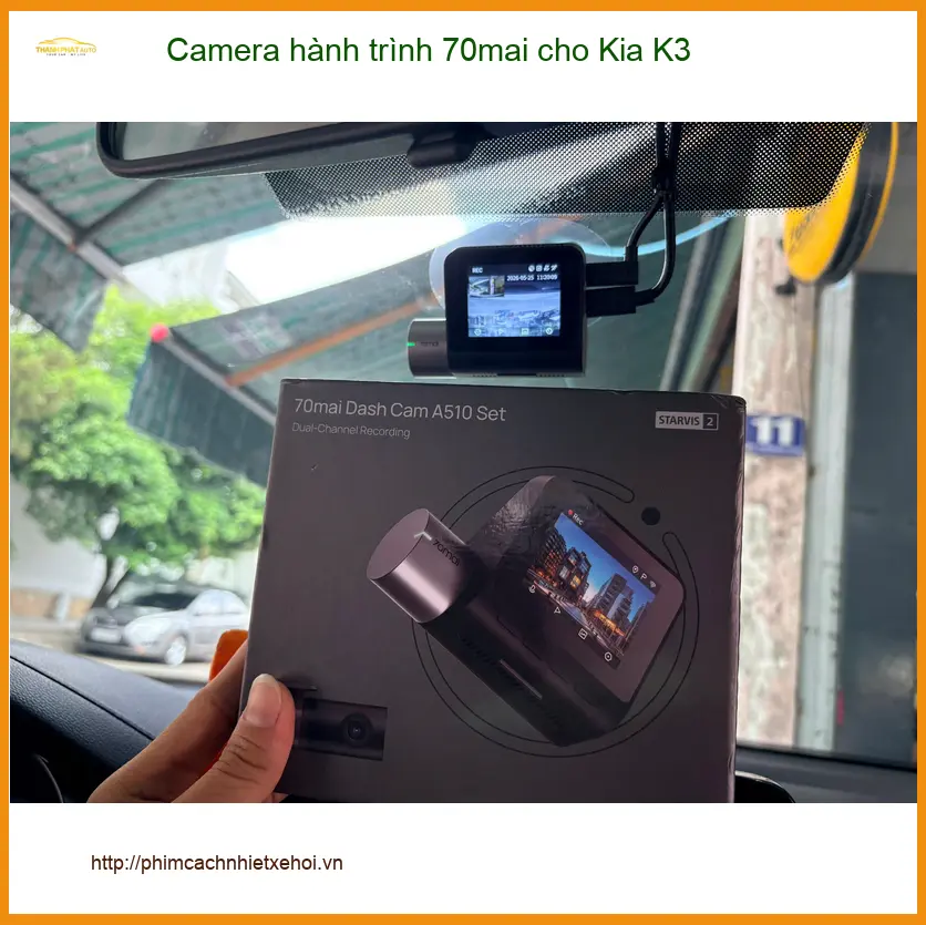 Anh Kiên lắp Camera hành trình 70mai cho Kia K3 Quận Phú Nhuận ảnh thực tế 3
