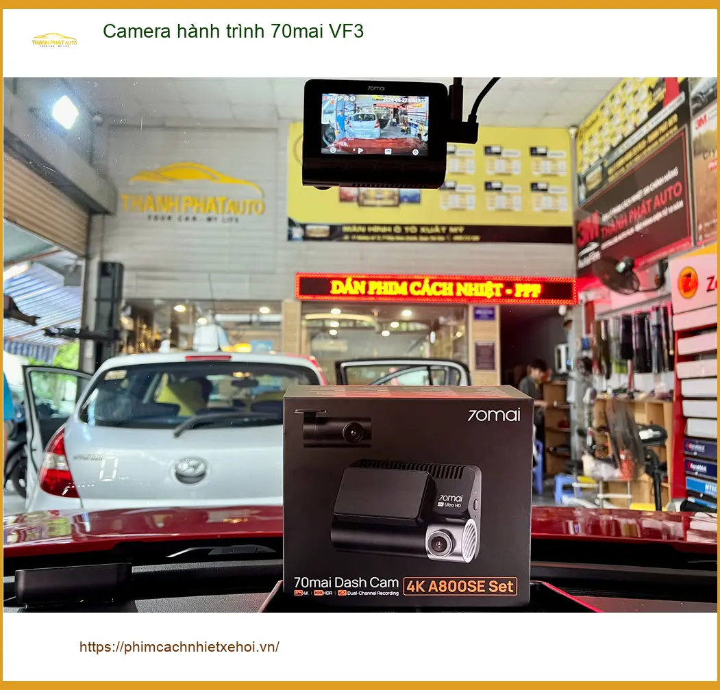 Anh Khải lắp Camera hành trình 70mai VF3 tại Quận Gò Vấp