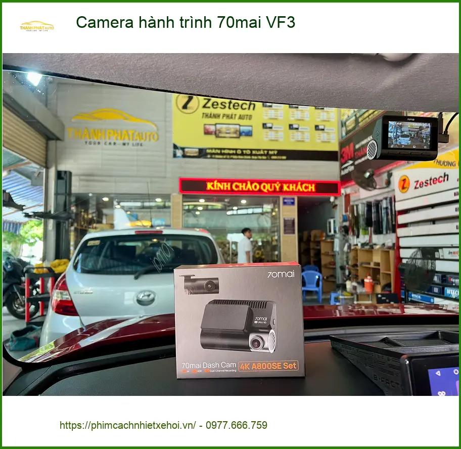 Anh Lộc lắp Camera hành trình 70mai VF3 cho VF3 tại Tân Bình