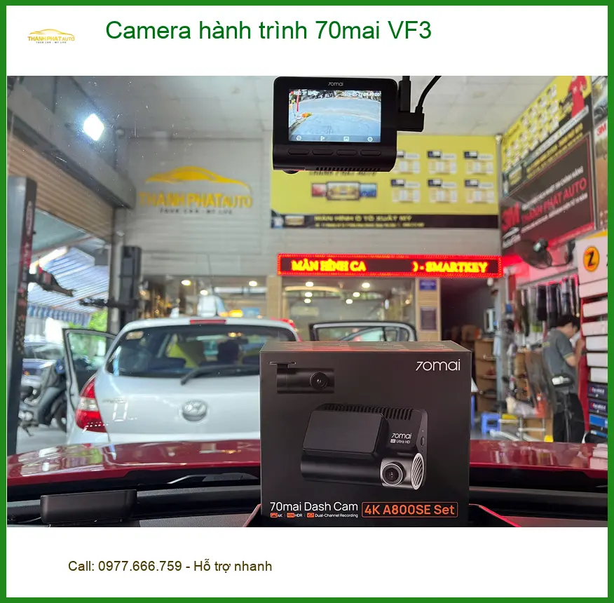 Anh Lộc lắp Camera hành trình 70mai VF3 cho VF3 tại Tân Bình ảnh thực tế 3