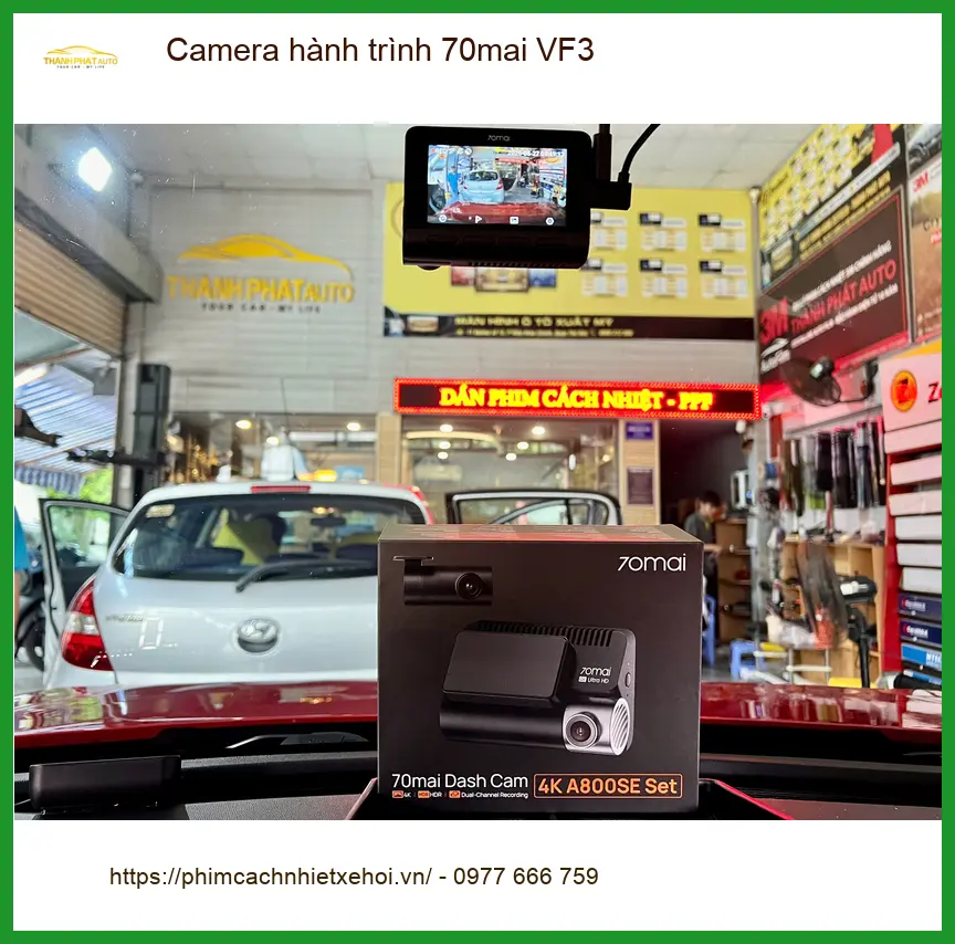 Anh Lộc lắp Camera hành trình 70mai VF3 cho VF3 tại Tân Bình ảnh thực tế 4