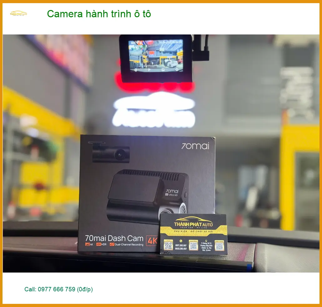 Anh Minh lắp Camera hành trình ô tô Hyundai Santa Fe tại Quận Huyện Nhà Bè ảnh thực tế 4